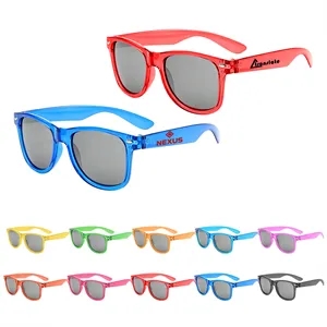 Classic Unisex Clear PC Sunglasses W/ UV Protection