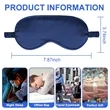 Smooth Soft Silk Sleeping Eye Mask with Adjustable Strap | https://www.bestnamebadges.com