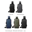 Multi Use Anti-Theft Chest Backpack USB Charging Port Lock | https://www.bestnamebadges.com