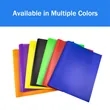 Letter Size Plastic Pocket Folder Poly School Office | https://www.bestnamebadges.com