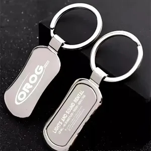 Promo Laser Engraved Metal Key holder Keychain