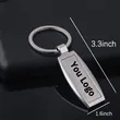 Promo Laser Engraved Metal Key holder Keychain | https://www.bestnamebadges.com