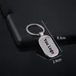 Promo Laser Engraved Metal Key holder Keychain | https://www.bestnamebadges.com
