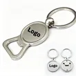 Keychain Bottle Opener Round Promotional Keyring | https://www.bestnamebadges.com