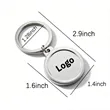 Keychain Bottle Opener Round Promotional Keyring | https://www.bestnamebadges.com