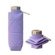 Portable Silicone Foldable Water Bottle | https://www.bestnamebadges.com