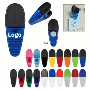 Imprinted Magnetic Alligator Memo Clip For Office Use