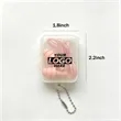 Reusable Corded Swim Earplugs Set Box Chain Travel Sleep | https://www.bestnamebadges.com