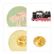 Die Struck Zinc Alloy Soft Enamel Lapel Pin | https://www.bestnamebadges.com