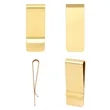 2"x0.8" Stainless Steel Slim Money Clip Card Holder | https://www.bestnamebadges.com