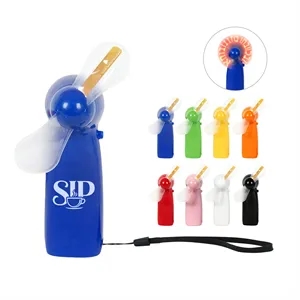Pre Programmed Mini Light Up Message Handheld Fan