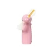 Pre Programmed Mini Light Up Message Handheld Fan | https://www.bestnamebadges.com