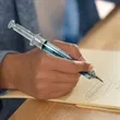 Syringe Pen | https://www.bestnamebadges.com