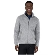 Men's Heathered Fleece Jacket | https://www.bestnamebadges.com