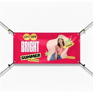 Digitally Printed 13 oz Vinyl Smooth Banner 3' x 5'