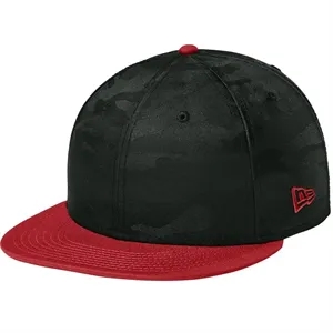 New Era Camo Flat Bill Snapback Cap