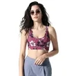 Women's Full Sublimated Padded Racerback Sports Bra | https://www.bestnamebadges.com
