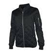 Women's Quilted Boston Flight Jacket | https://www.bestnamebadges.com