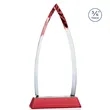 Shildon Award on Newhaven - Red | https://www.bestnamebadges.com