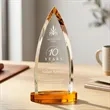 Shildon Award on Alberton Base - Amber | https://www.bestnamebadges.com