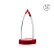 Shildon Award on Alberton Base - Red | https://www.bestnamebadges.com