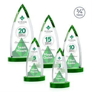 Shildon VividPrint™ Award on Alberton Base - Green