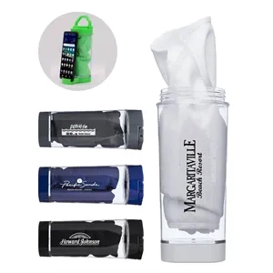 Cooling Towel In Phone Stand Carabiner Case