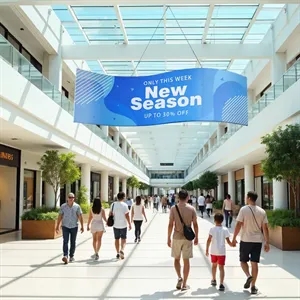 S-Curve Hanging Sign