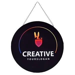 Vertical Disc Hanging Sign