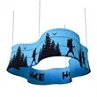 Cloud Shaped Hanging Sign | https://www.bestnamebadges.com