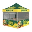 Custom 10 X 10 Food Booth Tent | https://www.bestnamebadges.com