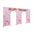 Open Door Arch Backdrop | https://www.bestnamebadges.com