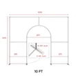 Open Door Arch Backdrop | https://www.bestnamebadges.com
