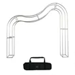 3D Wave Shaped Arch Backdrop | https://www.bestnamebadges.com