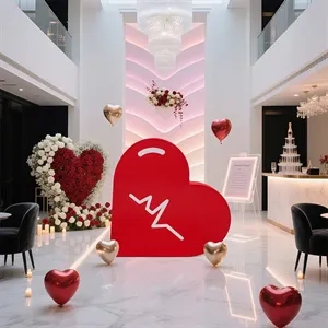 3D Heart Shaped Backdrop
