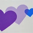 Double Layer Heart Shaped Backdrop | https://www.bestnamebadges.com