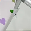 Double Layer Heart Shaped Backdrop | https://www.bestnamebadges.com