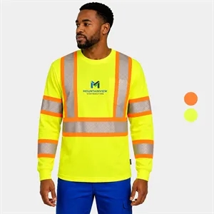 PORTWEST® Lightweight Hi-Vis X Back Moisture Wicking T-Shirt