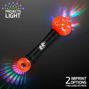Pumpkin Wand with Bats Light Projection, NO Sound