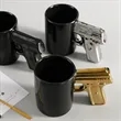 12 oz Pistol Shaped Handle Ceramic Mug | https://www.bestnamebadges.com
