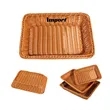 13.8" wicker fruit basket | https://www.bestnamebadges.com