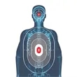 Shooting Range Paper Silhouette Target | https://www.bestnamebadges.com