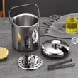 Stainless Steel Ice Bucket | https://www.bestnamebadges.com