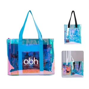 Holographic Clear Tote Bag