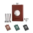Hip Flask With Collapsible Shot Glass | https://www.bestnamebadges.com