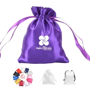 Christmas Drawstring Pocket Bag