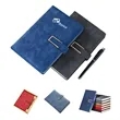 Hardcover Leather A5 Notebook With Pen Gift Box | https://www.bestnamebadges.com