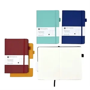 A5 Hardcover Ruled Notebook with Elastic Band