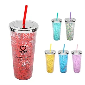 Cups With Lids Straws