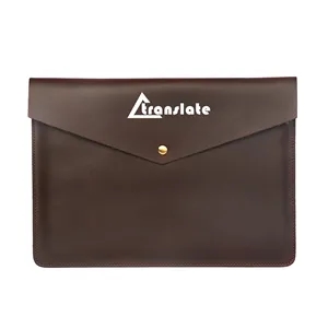 Genuine Leather A4 Envelope File Folder Document Holder
